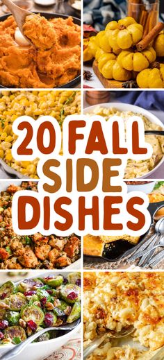 Fall Side Dishes – Looking for new Thanksgiving side dishes? Comforting, hearty and full of flavor, these autumn sides are the perfect way to serve up your fall dinner. Easy fall sides that are most-pinned this year! Thanksgiving dinner side dishes, Thanksgiving side dishes for dinner, fall side dishes Thanksgiving dinner, fall sides for a crowd, fall sides for a party, healthy fall dinner recipes, these are the best easy fall dinner ideas, autumn side dishes, healthy Thanksgiving dinner. Autumn Food Ideas Dinner, Family Dinner Side Dishes, Easy Fall Sides, Weiner Roast Side Dishes, Fall Potato Recipes, Fall Sides Dishes, Thanks Giving Dinner Ideas, Wedding Side Dishes, Thanks Giving Dinner Ideas Holidays