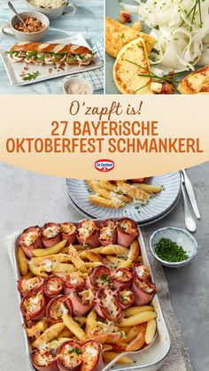 Im Herbst gehört ein Besuch auf dem Oktoberfest einfach dazu. Und auch zu Hause lassen sich die typisch bayerischen Spezialitäten ganz einfach zubereiten. Dr. Oetker Rezepte, Oktoberfest Essen, Oktoberfest Rezepte, bayrische Rezepte, Bayerische Rezepte, Leberkäse Burger, Leberkäse Auflauf, Käsespätzle, Laugenbrezeln, Obatzda, Obazda, Kartoffelpuffer, Bayrische Hotdogs, Rettichsalat bayrisch, Flammkuchen Party Essen, German Oktoberfest, Party Inspo, Food Themes, Quick Saves