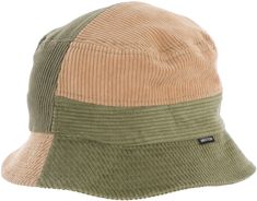 Brixton Gramercy Packable Bucket Hat - military olive/mermaid Military Style Khaki Bucket Hat, Military Style Green Summer Hat, Military Style Green Hat For Summer, Green Military Style Summer Hat, Military Style Green Bucket Hat For Outdoor, Green Military Bucket Hat With Short Brim, Green Military Brimmed Hat, Green Military Bucket Hat, Green Military Style Bucket Hat