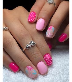 Ombre Gel Nails, Ideas Uñas, Classy Acrylic, Nail Painting, Coral Nails, Classy Acrylic Nails, Street Nails, Nail Nail