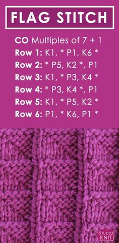 the knitting pattern is shown with instructions for how to knit it