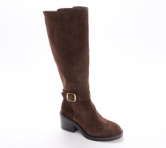 It's the season of changing leaves, pumpkin spice everything, and boots! And with this knee-high pair in your footwear collection, you'll be ready to kick those other shoes to the curb. Let's take a moment to admire this timeless creation. The tall shaft is stunning in luxe leather or suede with an elastic back that stretches for comfort. Chic understated details and minimal hardware are elegant elements, and a stable block heel provides sure footing.  Oh, the places you'll go! Day trips to the Midi Dress Layering, Wide Shaft Boots, Dress Layered, Changing Leaves, Tall Boots, Fall Festival, Vince Camuto, Knee High, Block Heels