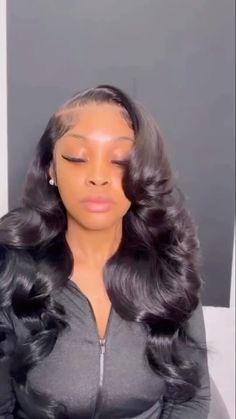 Casual Wear For Black Women, Side Part Layered Curls Black Women, 28inch Body Wave Wig, 13x6 Lace Frontal Wig Side Part, 24in Frontal Wig Hairstyles, Side Part Sew In No Edges, 24inch Body Wave Wig, 26 Inch Wig Body Wave, Middle Part 20 Inch Wig