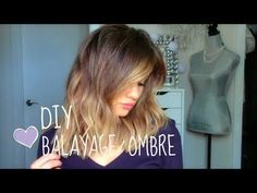 ▶ DIY: Balayage or Ombre at Home! - YouTube How To Ombre Your Hair, Framing Pieces, Ombre Bob, Color Rubio, Balayage Hair Dark, Balayage Ombre