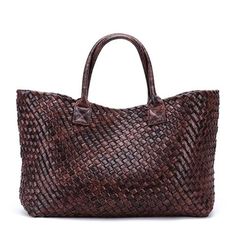 Tezza Serpentine Print Woven Tote Bag - 7 Colors – watereverysunday Cheap Purses, Popular Handbags, Woven Handbags, Handbags Crossbody, Cute Handbags, Handbags Affordable, Woven Tote Bag, Cheap Handbags, Leather Handbags Tote