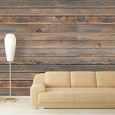 wall26 offer 100% customer satisfaction guarantee, please feel free to contact us if you met any issues. Size: 100" x 144".  Color: Multicolor. Stick On Wood Wall, Modern Decorating, Diy Pallet Wall, Large Wall Murals, Textured Panels, Removable Wall Murals, Wood Pattern, Wood Wallpaper, Wallpaper Removable