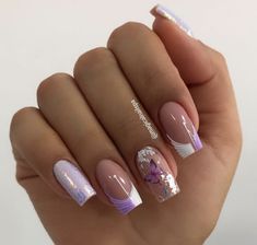 Juliana Nails, Rose Gold Nails Design, Gold Acrylic Nails, Color For Nails, Pastel Nails Designs, French Tip Nail Designs