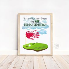 a birthday card with the words you're the best pup by par happy birthday