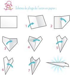 how to make an origami paper airplane step by step instructions for beginners