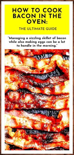 the ultimate guide to how to cook bacon in the oven