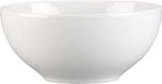 a white bowl is shown on a white background