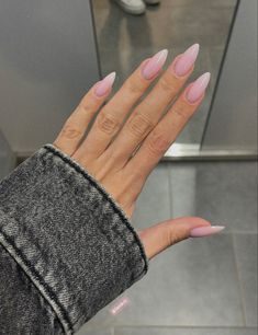 Cool Toned Pink, Squoval Nails, Nails Aesthetic, Summery Nails, Basic Nails, Glow Nails, Acrylic Nails Coffin Pink, Acrylic Nails Coffin Short