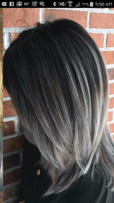 Norway Summer, Gray Ombre, Summer Cut, Hair Gray, Hair Ombre, Gray Hair Highlights, Pinterest Hair, Short Hair Balayage, Bob Haircuts For Women