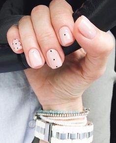 Dots Nails, Orange Nails, Perfect Nails, Nude Nails