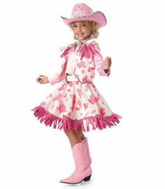 I think Emma wants to be a cowgirl for halloween. Cowgirl Outfit Dress, Toddler Cowgirl Costume, Girls Cowgirl Costume, Disco Cowgirl Outfit, Pink Cowgirl Costume, Pretty Cowgirl, Cowgirl Halloween Costumes, Toddler Cowgirl, Traje Cowgirl