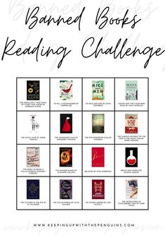 an image of books reading challenge