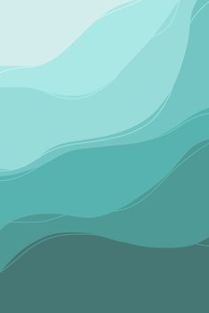 an abstract blue and green background with wavy lines on the bottom half of the image