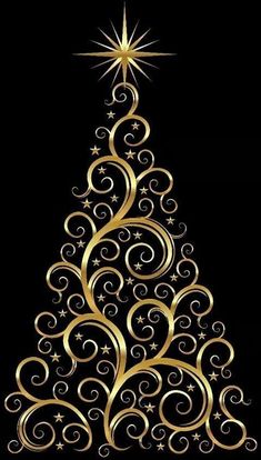 Raindrops And Roses, Christmas Tree Clipart, Quilling Christmas, Christmas Tree Art, Christmas Rock, Christmas Tree Cards, Gold Christmas Tree, Christmas Scenes, Christmas Paintings