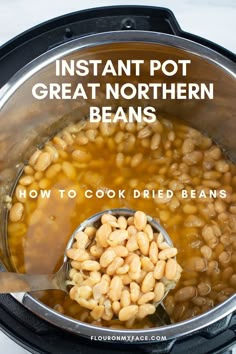 instant pot great northern beans recipe in an instant pot