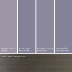 the shades of gray and white are shown in this color scheme for interior paint colors