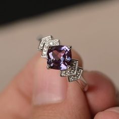 Hey, I found this really awesome Etsy listing at https://www.etsy.com/listing/616173618/lab-alexandrite-ring-cushion-cut-color Elegant Cushion Cut Topaz Ring With Accent Stones, Classic Silver Topaz Ring With Square Cut, Classic Silver Square Cut Topaz Ring, White Gold Topaz Ring With Halo Setting, Cushion Cut, Cushion Cut White Gold Topaz Ring With Halo Setting, Classic Silver Topaz Ring With Radiant Cut, Elegant Sterling Silver Cushion Cut Topaz Ring, Elegant Silver Cushion Cut Topaz Ring, Luxury Cushion Cut Amethyst Ring For Gift