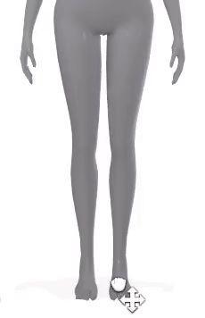 a female mannequin is standing in front of a white background and has her hands on her hips