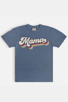 Show off your mama pride in style with this Mama Shirt! Perfect for a day out with the little ones, this classic tee oozes vintage vibes and provides ultimate comfort. Get ready for the compliments - and all the love! Cute outfit idea for mom!