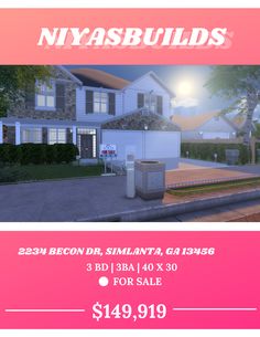 an advertisement for a real estate in nyasbulds