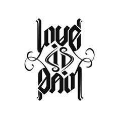 Laptop Decal Ideas, Love Is Pain, Love Pain, Geniale Tattoos, Lettering Styles