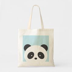 A panda on a bag for life. Painting On Cloth Bag, Custom Bag Painting, Tote Bag Print Design, Tote Bag Design Ideas, Bag Design Ideas, Tote Bag Painting, Creative Tote Bag, Diy Tote Bag Design, Handpainted Tote Bags