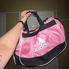 Never Used For The Gym, Coffee Stain In Pictures From The Bag Staying In My Car! Rare! Pink Color No Longer In Production. (Any Dirt, Markings, Imperfections Are Shown) Bundle And Save! ***Cross-Listed*** Adidas Duffle Bag, Coffee Stain, Adidas Bags, Bags Pink, Coffee Staining, Pink Adidas, My Car, Staying In, Pink Bag