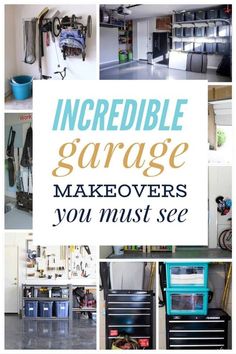 garage makeovers you must see in this post to learn how to organize your garage