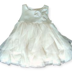 Girl's Baby Gap White Tulle Dress. Lovely Layered Skirt Portion. Sleeveless Iridescent Top With Flower Accents. Button Closure On The Back. Coordinating Bloomer Bottoms. 3-6 Months New With Tags. From Smoke And Pet Free Home. White Tulle Dress, White Tulle, Gap Dress, Holiday Colors, Layered Skirt, Baby Gap, Tulle Dress, Kids' Dresses, Baby Dress