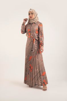 Brown Long Sleeve Maxi Dress With Boho Print, Brown Long Sleeve Printed Maxi Dress, Elegant Dress With Sleeves, Maxi Long Sleeve Dress, Islamic Clothing Abayas, Bohemian Floor-length Abaya With Floral Embroidery, Beige Floral Print V-neck Maxi Dress, Brown Floral Print V-neck Maxi Dress, Islamic Clothing