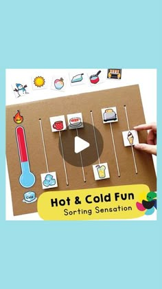 the hot and cold fun sorting game