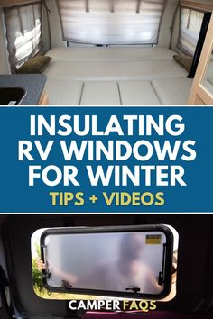 How to Insulate RV Windows for Winter Camping In The Cold, Insulate Windows, Rv Skirting, Foam Insulation Board, Winter Tips, Camper Hacks