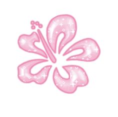 a drawing of a pink flower on a white background