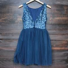 sugar plum dazzling navy sequin tulle darling party dress - shophearts - 2 Matric Dance Dresses, Ballerina Style, Prom Dress Shopping, Darling Dress, Sugar Plum, Formal Attire, Navy Dress, Favorite Dress, Dance Dresses