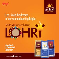 We at Asbah, wish you all a Happy Lohri. Let us help you craft the perfect Lohri meal. #FoodForGood Happy Lohri, Gold Platinum, Festival, Let It Be