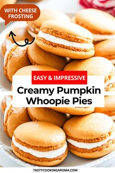 Simple and Delicious Pumpkin Whoopie Pies You Can Make at Home Unique Fall Desserts, Thanksgiving Recipes Dessert