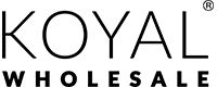 the royal wholesale logo is shown in black and white