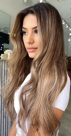 Blonde Highlights Balayage, Sandy Brown Hair, Color Melts, Cool Blonde Balayage, Subtle Blonde Highlights, Highlights Balayage, Medium Brown Hair, Short Brown Hair