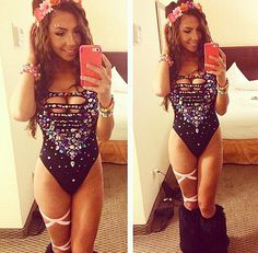 Easy do it yourself idea Easy Rave Outfits, Ultra Festival, Rave Bae, Rave Girls, Festival Attire, Festival Ideas