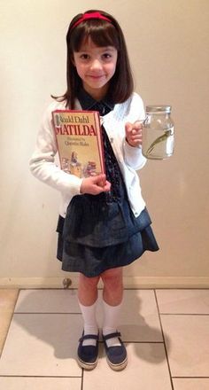 World Book Day Costume Ideas Childrens Book Character Costumes, Matilda Costume, Book Character Day, Character Dress Up