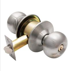 an image of a door handle and knob