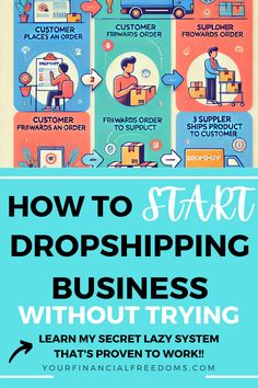 how to start dropshiping business without trying to work