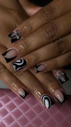 Acrylic Toe Nails, Hard Nails, Colored Acrylic Nails, Girly Acrylic Nails, Work Nails, French Tip Acrylic Nails, Dope Nail Designs, Short Square Acrylic Nails, Long Acrylic Nails Coffin