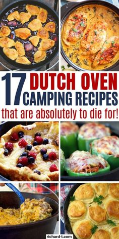 seven dutch oven camping recipes that are absolutely to die for