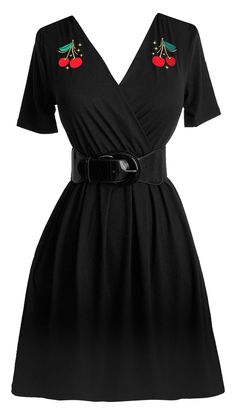 Chic Stretch Dresses In Solid Color, Chic Fitted Solid Color Dresses, Fitted Solid Color Dress With Short Sleeves, Classic Stretch Dress For Date Night, Classic V-neck Stretch Dresses, Classic Stretch V-neck Dresses, Fitted Dresses With Wide Waistband, Chic Short Sleeve Dresses, Chic Solid Color Short Sleeve Dress