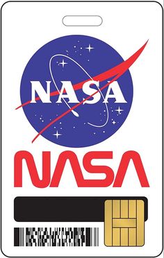 the nasa visa card is shown